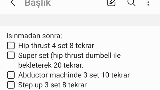 Spor yapmadan önce yapacağınız egzersizleri planlıyor musunuz?