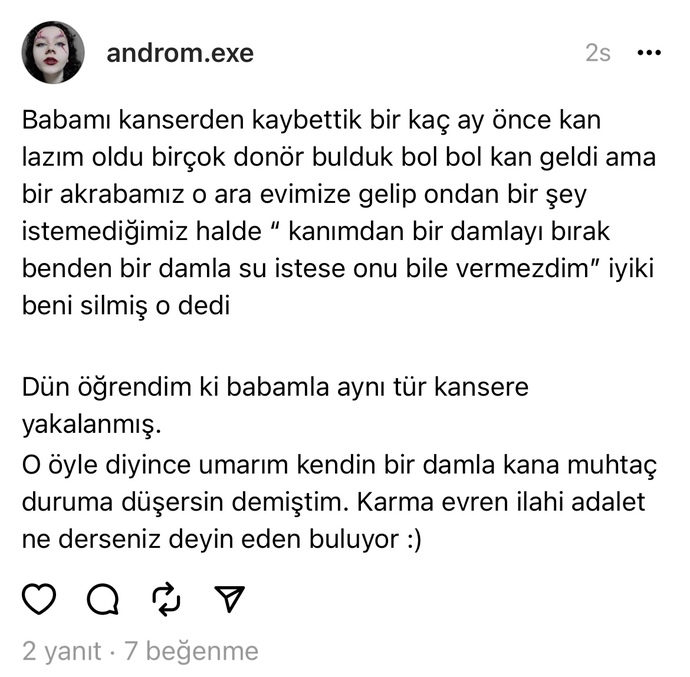 Karmaya inanıyor musunuz?