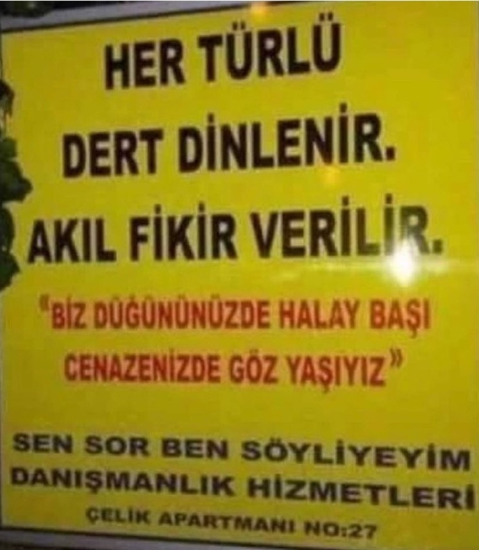 Dert babasımısın?