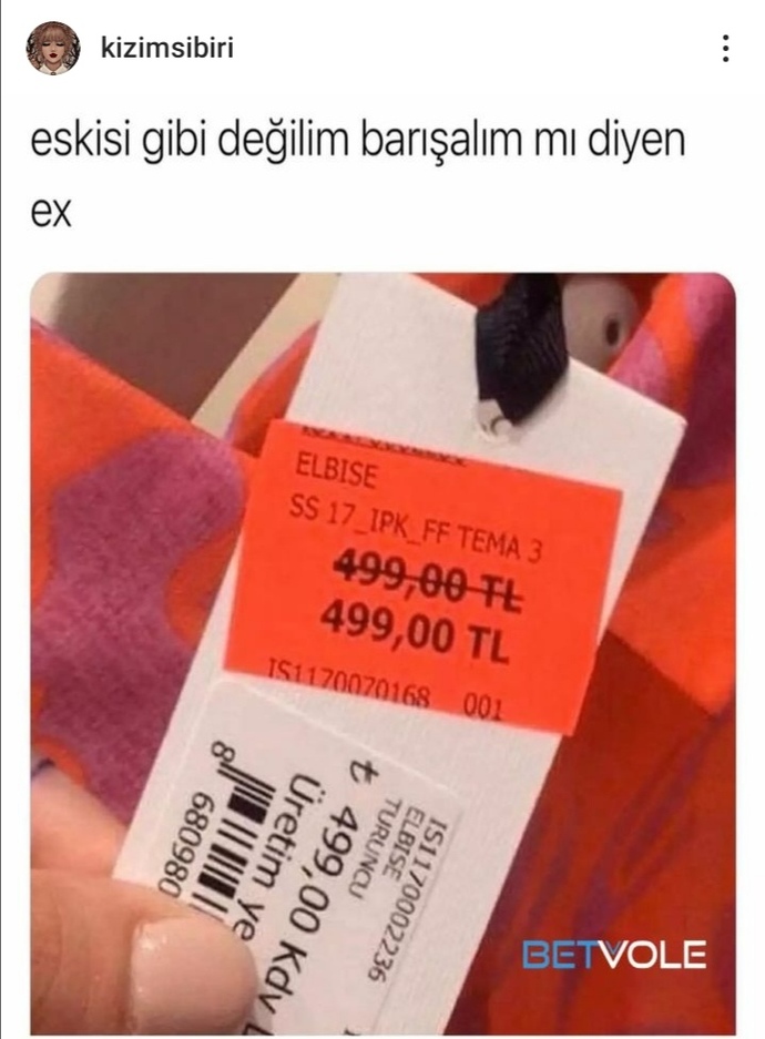 Sizin eski sevgiliniz ne gibi?