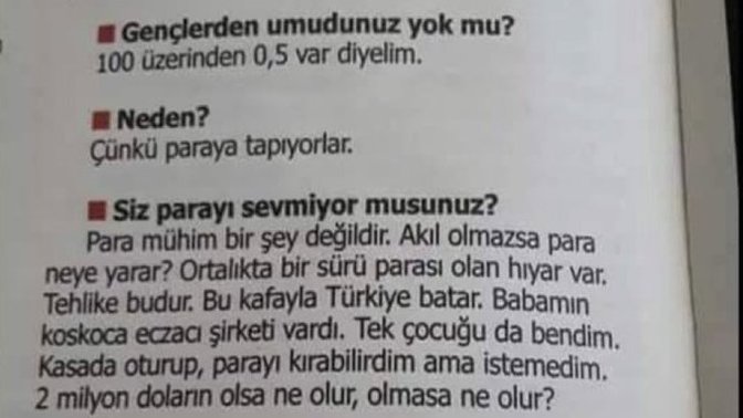 Gençlerden umudun var mı?