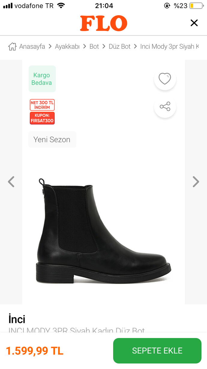 Bu botlar nasıl sizce, sipariş verdim?