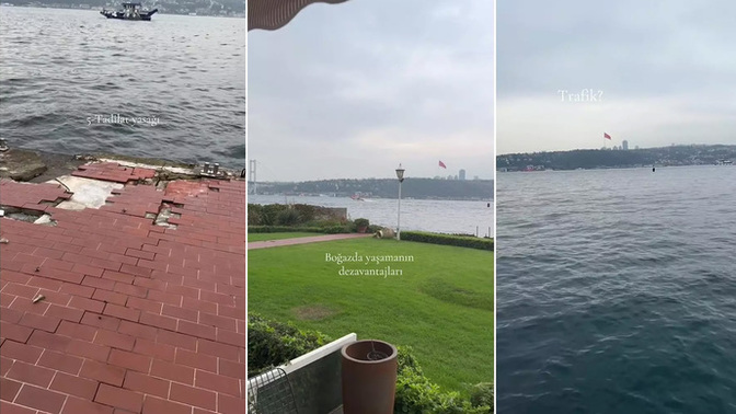 TikTok'ta bir kadın, "Boğazda yaşamanın dezavantajlarını" anlatmış. Sizin evde yaşamanın zorlukları neler?