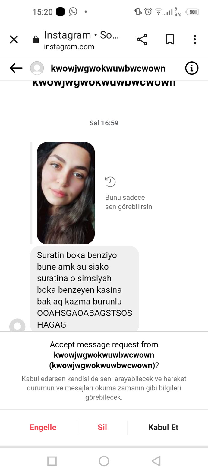 Sırf bana hakaret etmek için hesap açan şahısların amacı ne?