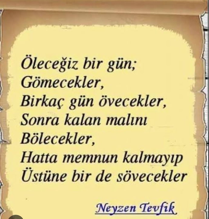 Hayatı hiç ölmeyecekmiş gibi mi yaşıyorsunuz?