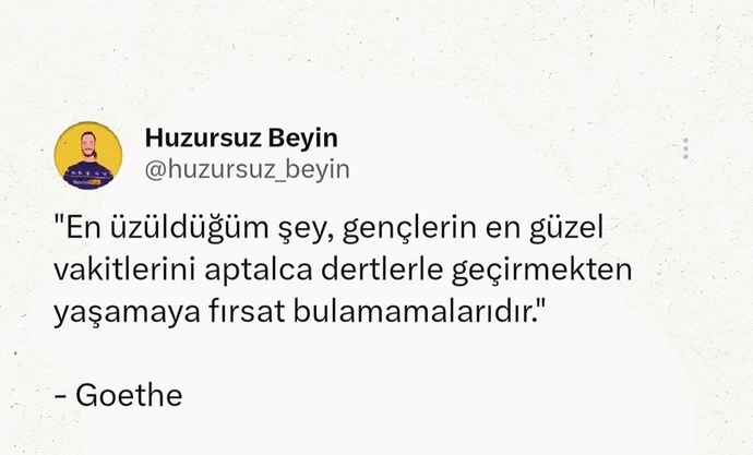 Sizin en üzüldüğünüz şey nedir?