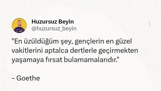 Sizin en üzüldüğünüz şey nedir?