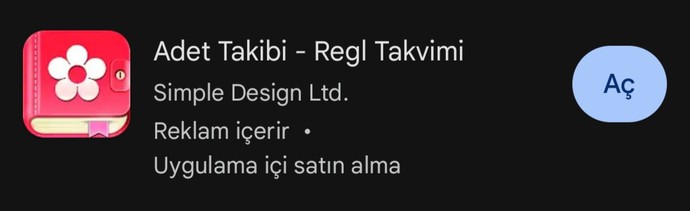 Regl takibi için önerebileceğiniz ücretsiz bir uygulama var mı?