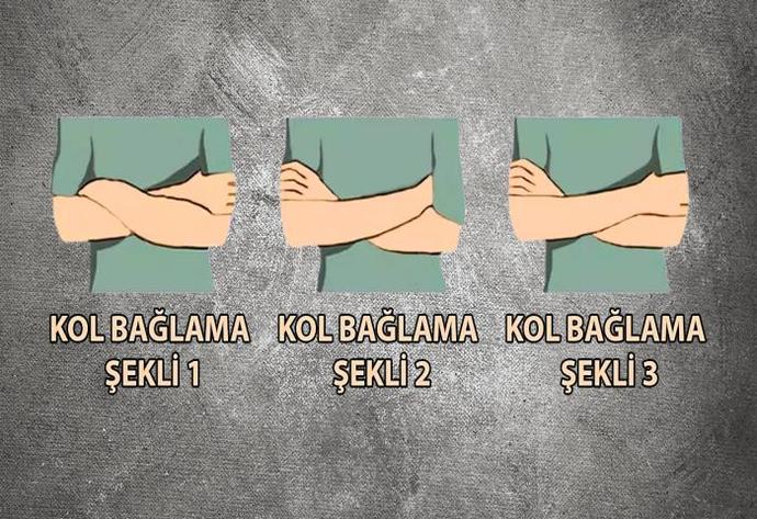 Kol bağlama şeklinize göre zekimisiniz yoksa lidermi?