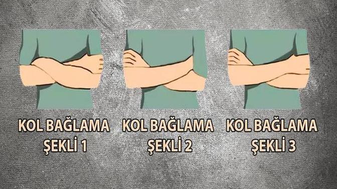 Kol bağlama şeklinize göre zekimisiniz yoksa lidermi?