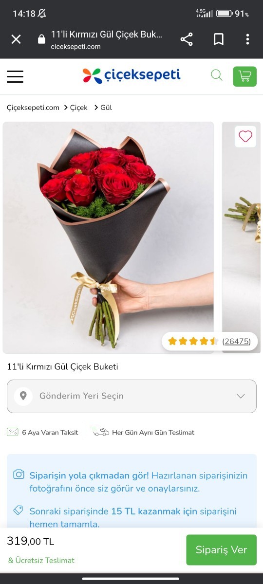 Flörte  böyle bi buket almak?