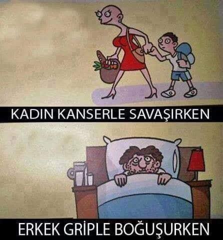 Hastalanınca erkekler mi daha çekilmez oluyor yoksa kadınlar mı?