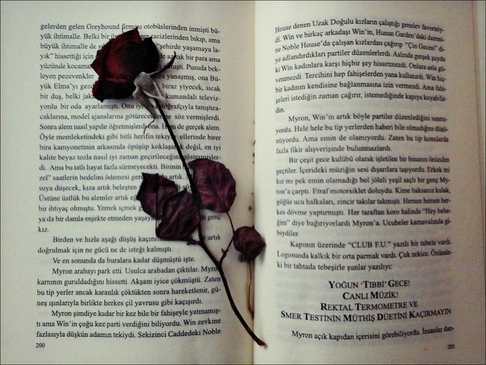 Kitap arasında gül kuruttunuz mu ya da sakladığınız bir şey var mı?