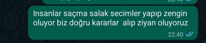 Şu anki ruh halini anlatan cümle nedir?