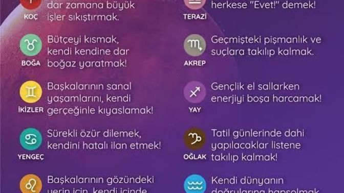 Burçların Mutlu bir yaşam için ne yapması gerekiyor?
