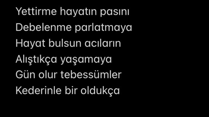 Huzursuzluğu yaşar mısınız kaçar mısınız?