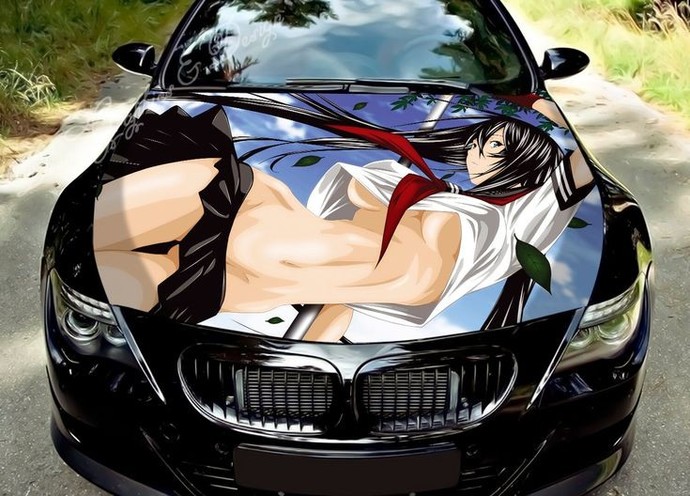 Sevgiliniz/eşiniz arabanızın kaputuna anime fotoğrafı yaptırsa tepkiniz ne olur?