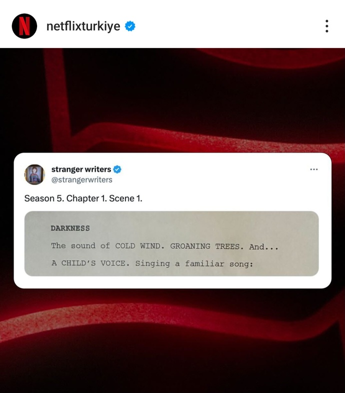 Netflix Stranger Thingsin 5. sezon senaryosunu duyurdu! Bekliyor musunuz?