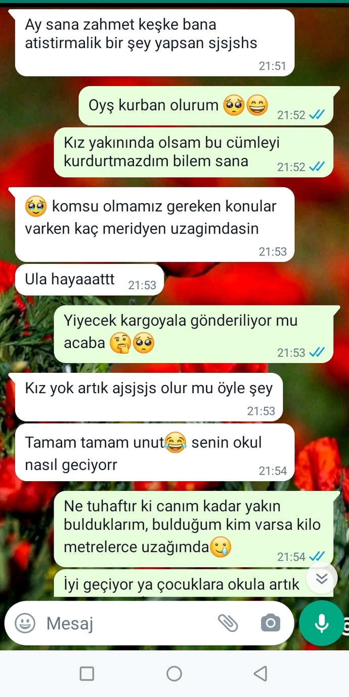 @ZurafaninBiri canım arkadaşım kır yılda bir bir şey istemiş onuda yapamıyorum 🥲
