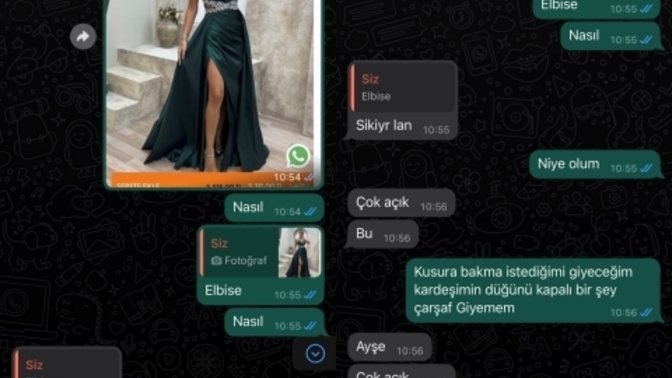 2,5 senelik sevgilim kardeşimin düğününde giyeceğim elbiseye karışıyor. Kim haklı?
