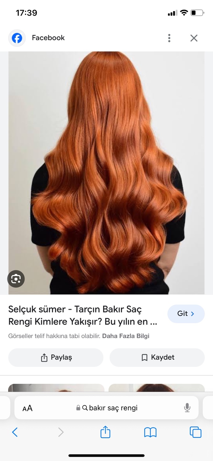 Saç rengi kodu?