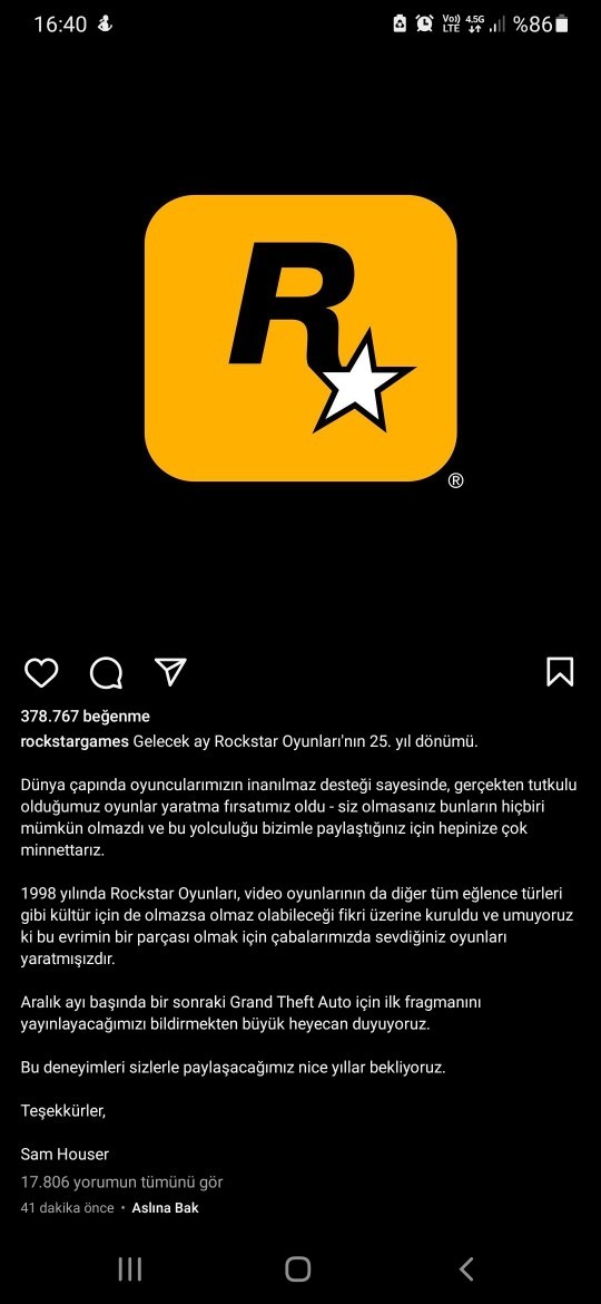 GTA 6 geliyor 😵🤯😱😱😱 ne düşünüyorsunuz?