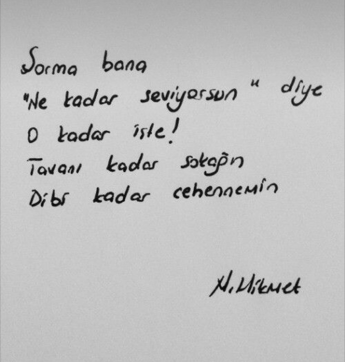 Size şiirlerde anlatılan aşkı yaşatan biri oldu mu hayatınızda?