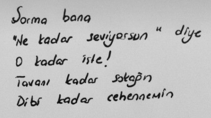 Size şiirlerde anlatılan aşkı yaşatan biri oldu mu hayatınızda?