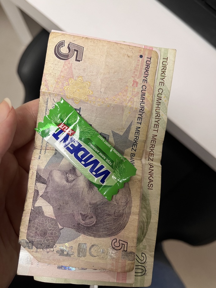En son ne zaman para üstü olarak sakız aldınız?