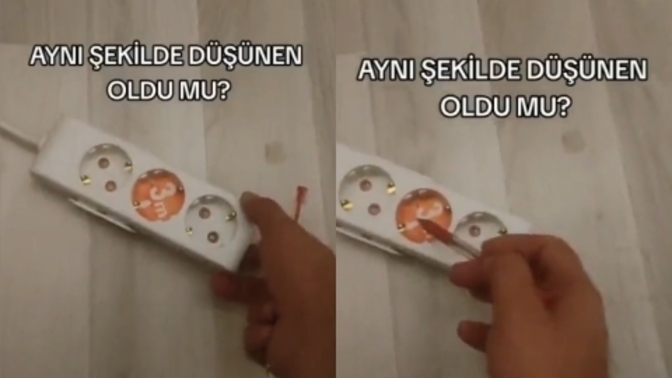 3'lü prizi senelerdir 2'li priz olarak kullanan insan :D Daha önce bunu yapan oldu mu?