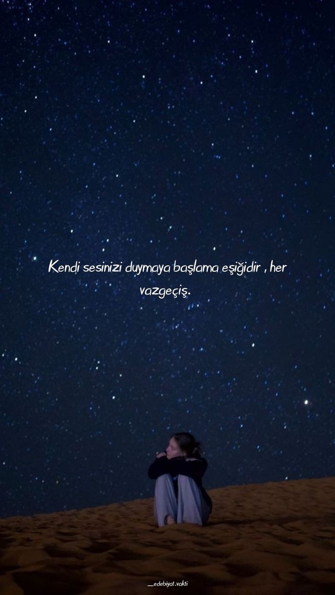 Sizin için vazgeçiş nedir?