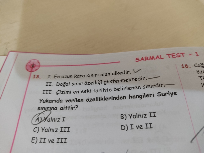 Soruları doğru yaptığıma adım gibi eminim ama şıklarda 13 B 4 A diyor ne diyorsunuz arkadaşlar doğru değil mi benim yaptığım?