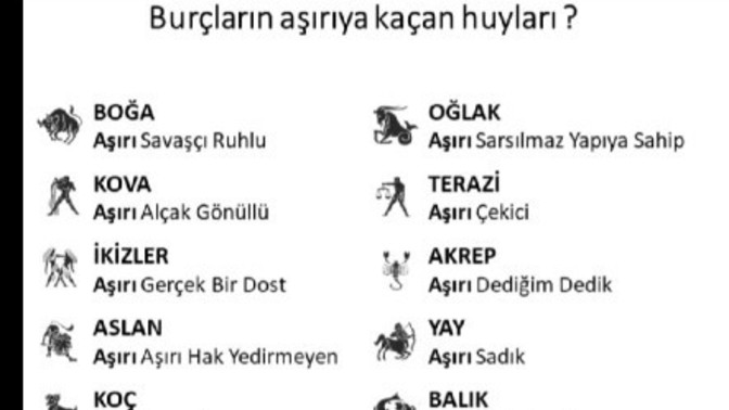 Sizin aşırıya kaçan huyunuz hangisi?