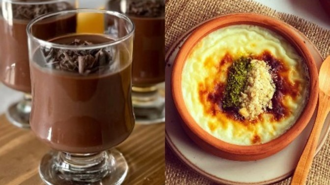 Supangle mi yoksa fırınlanmış sütlaç mı tercih edersiniz?