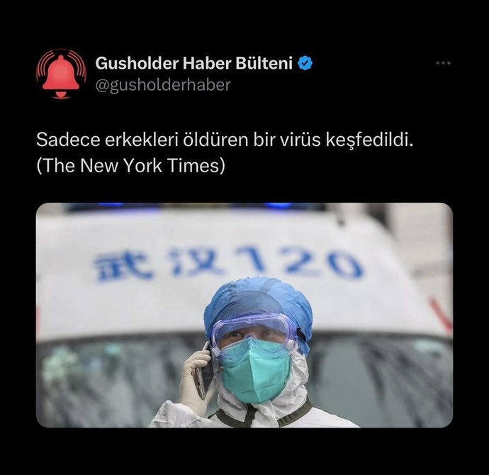 Sadece erkekleri öldüren bir virüs keşfedilmiş, bu mümkün mü 🤔 ?