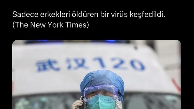 Sadece erkekleri öldüren bir virüs keşfedilmiş, bu mümkün mü 🤔 ?