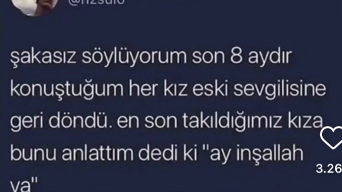 Eski sevgiliniz yazsa döner misiniz?