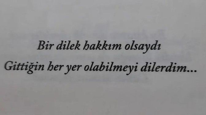 Bir dilek hakkın olsaydı ne dilerdin?