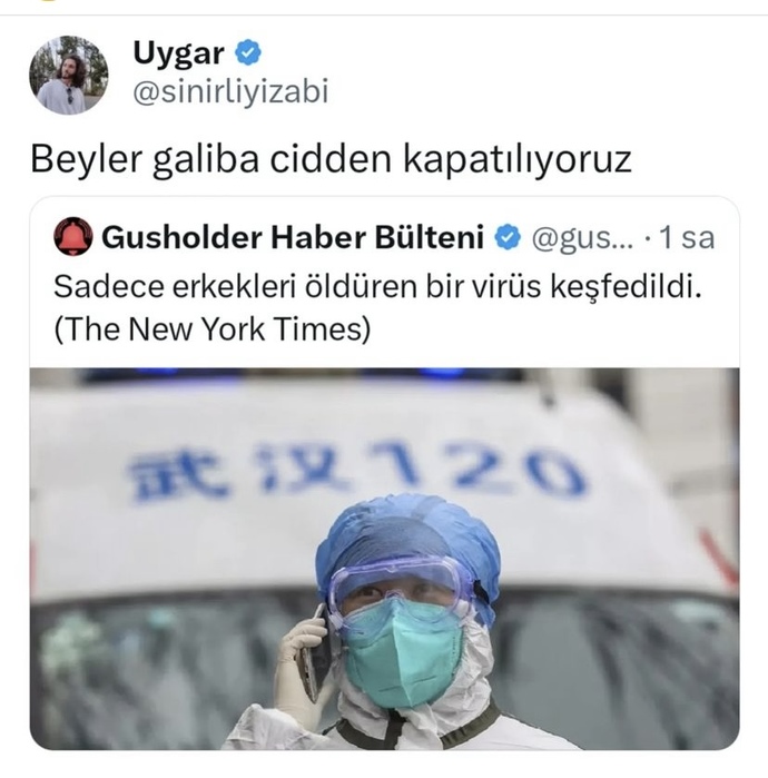 Erkekler kapatılsın diye diye sonunda erkekleri kapatıyoruz sanırım?