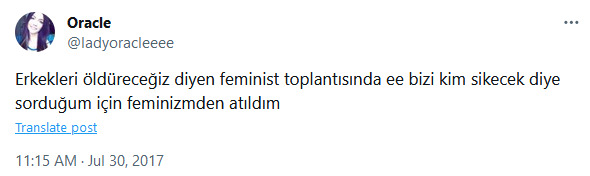 Erkekler kapatılsın diye diye sonunda erkekleri kapatıyoruz sanırım?
