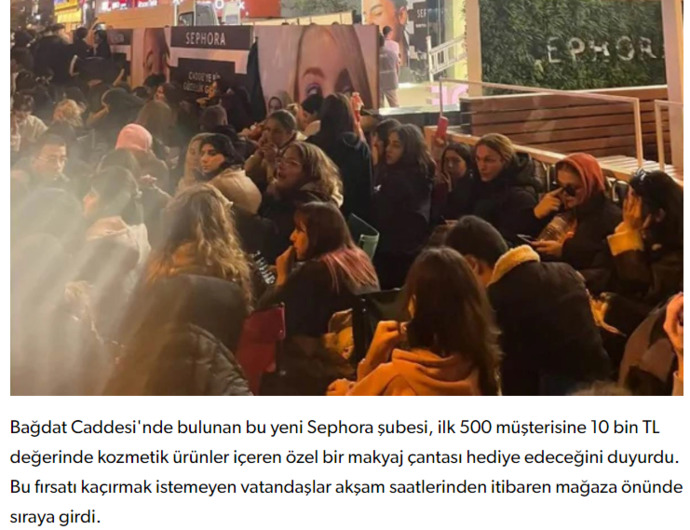 Bağdat Caddesi Sephora Şubesi Açılışı