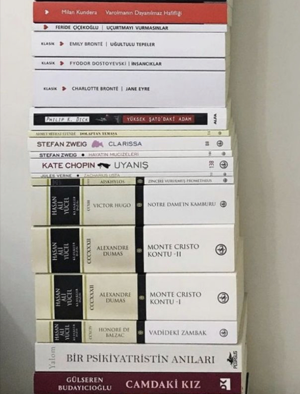 Okuduğunuz kitapları üst üste dizerseniz ortalama kaç boylarında olur?