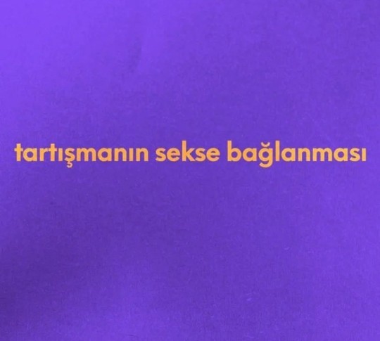 Tartışmanın sekse bağlanması bir taktik midir?