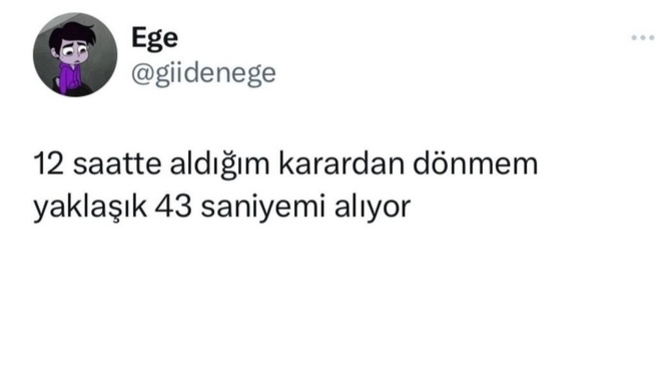 Aldığınız kararlara ne derece bağlısınız?