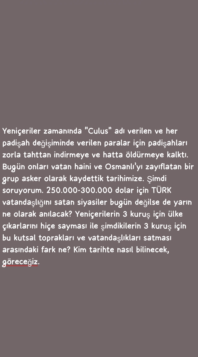 Yeniçeriler ile hükümet arasındaki fark var mı?