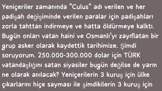 Yeniçeriler ile hükümet arasındaki fark var mı?