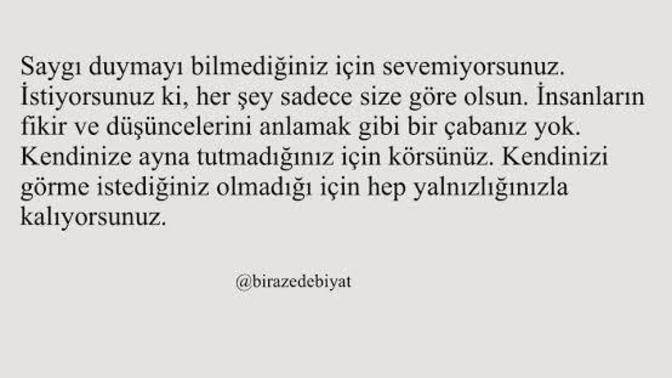 Size insan olduğunuz için saygı duymayan insanlara karşı nasıl davranıyorsunuz?