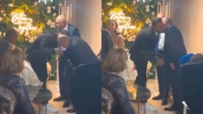 Nişan töreninde gelinin babası heyecandan damadın elini öpmüş. Heyecanlanınca siz de saçmalar mısınız?