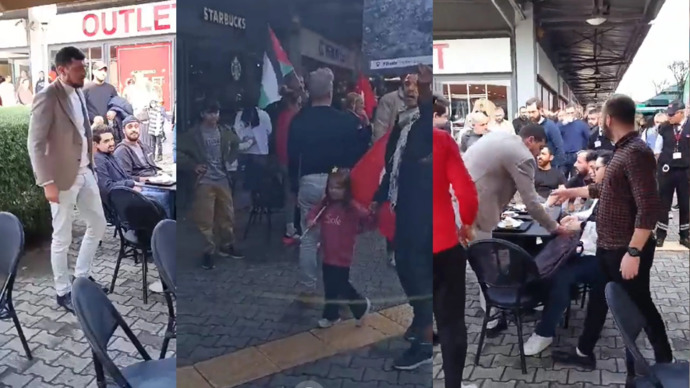 Kocaelide bir grup protesto için Starbucksta oturan müşterileri zorla kaldırdı! Size yapılsa ne yapardınız?