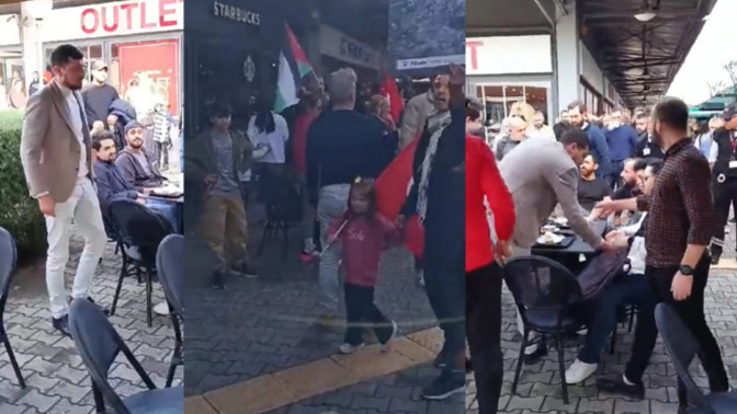 Kocaeli'de bir grup protesto için Starbucks'ta oturan müşterileri zorla kaldırdı! Size yapılsa ne yapardınız?